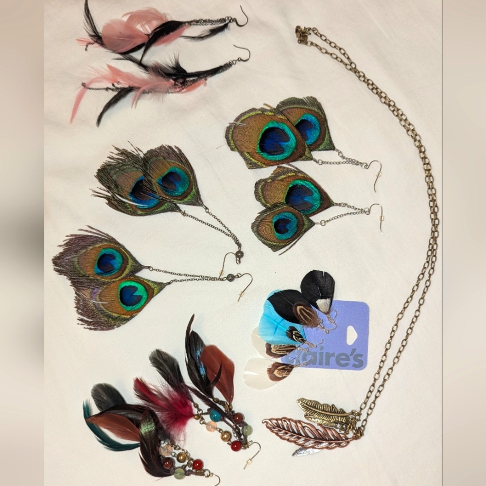 Jewelry Lot - Feathers